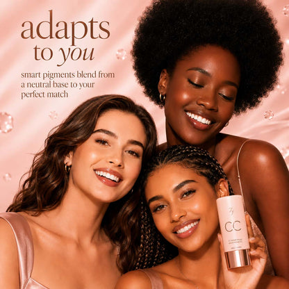 Zyffyz Summer Skin Essentials Set — CC Serum + Solid SPF 30 Sunscreen Brush