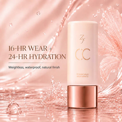 Zyffyz Summer Skin Essentials Set — CC Serum + Solid SPF 30 Sunscreen Brush