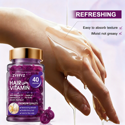 Zyffyz Hair Vitamin Serum Capsules ,  Frizz-Free Hair