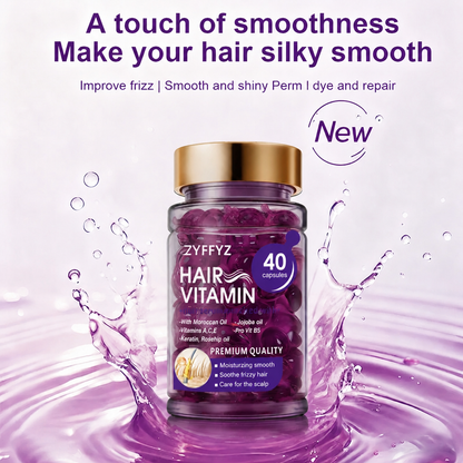 Zyffyz Hair Vitamin Serum Capsules ,  Frizz-Free Hair