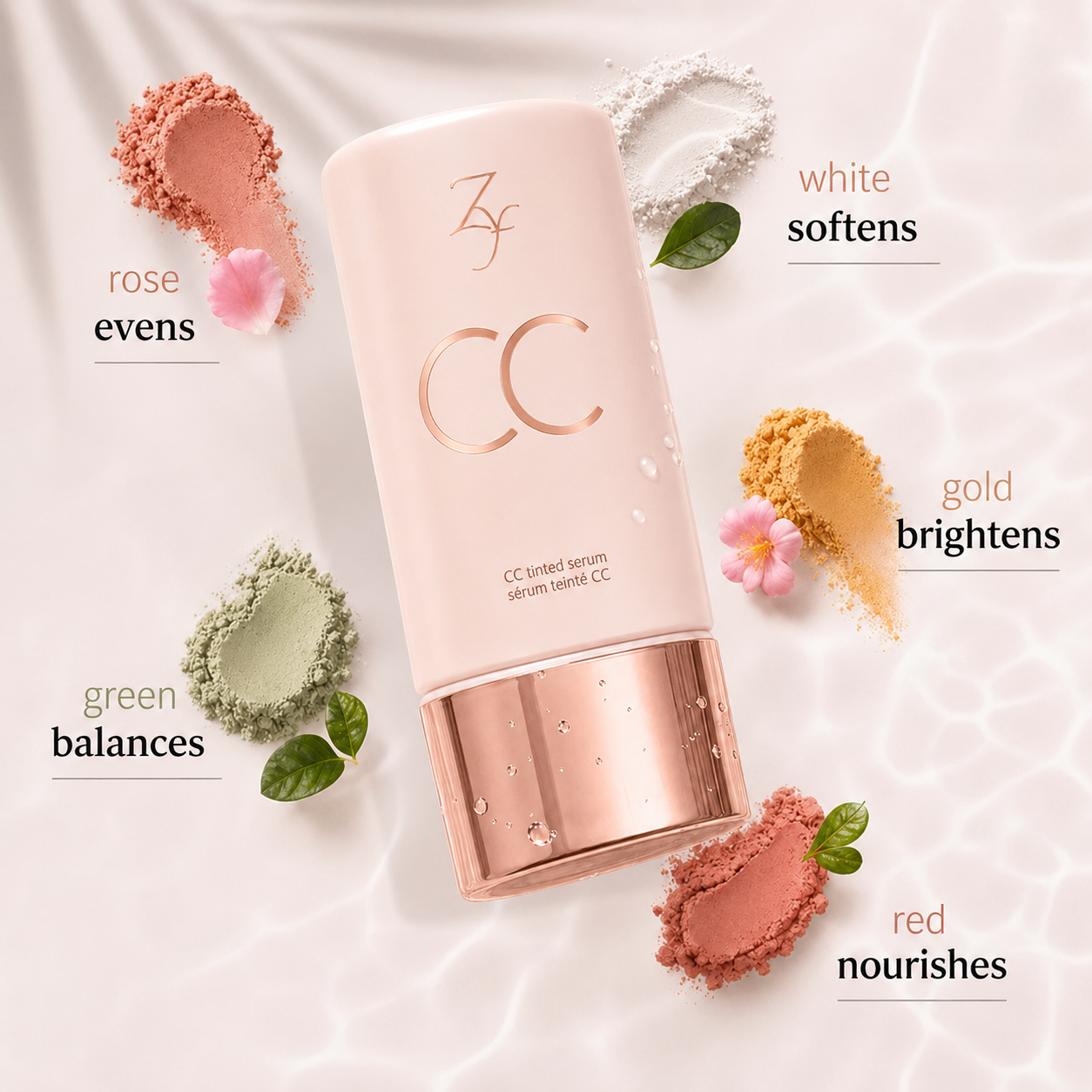 CC tinted serum +SPF 30 summer glow duo