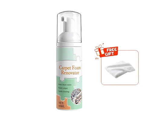 Waterless Carpet Foam Stain Remover