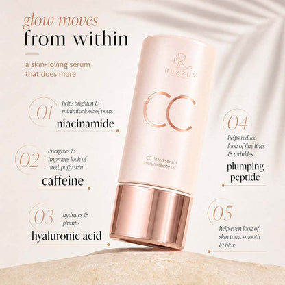 CC tinted serum +SPF 30 summer glow duo