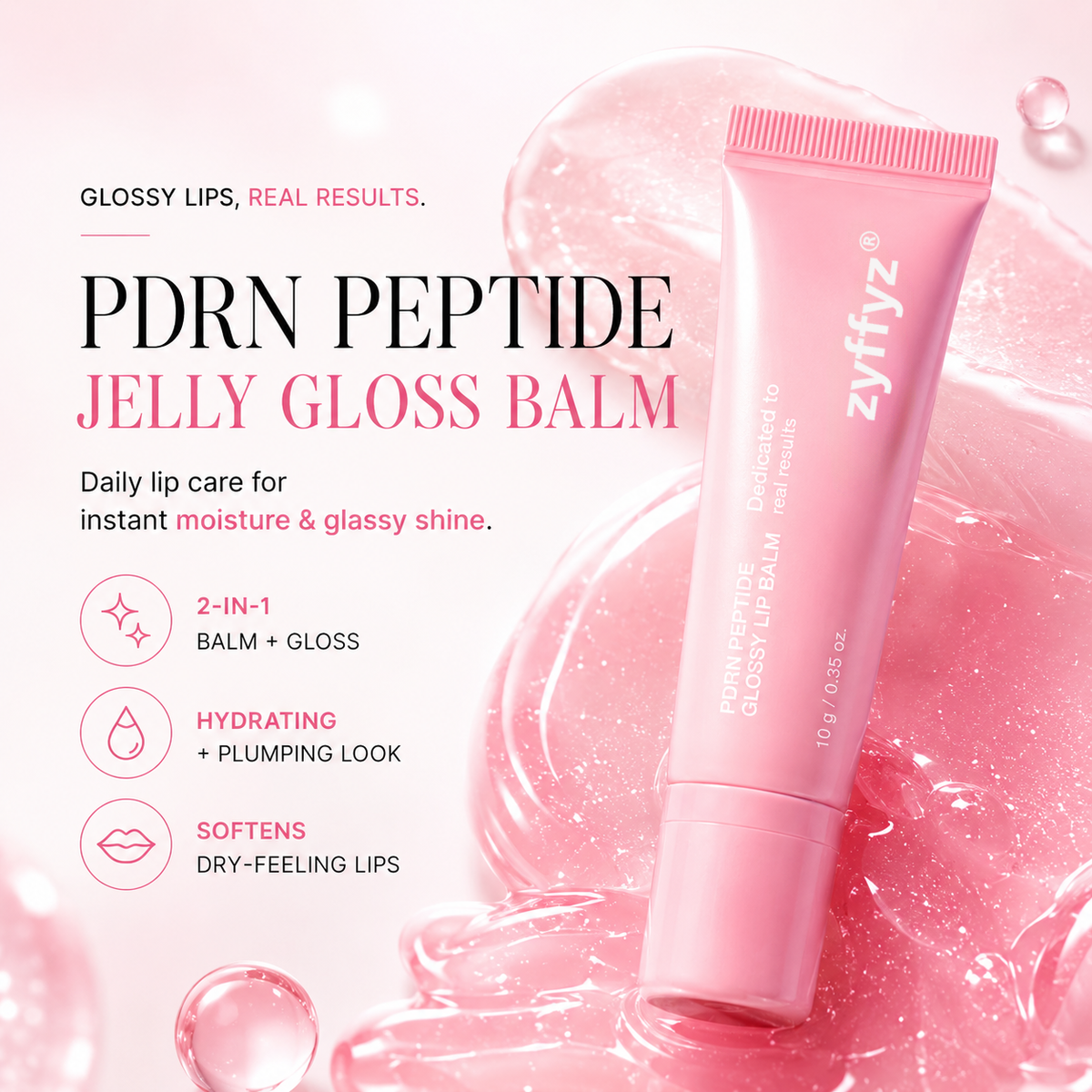[NEW][zyffyz] PDRN Peptide Glossy Lip Balm
