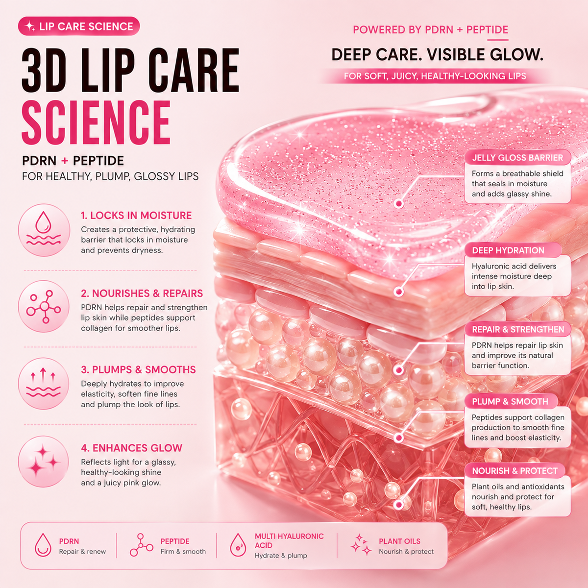 [NEW][zyffyz] PDRN Peptide Glossy Lip Balm