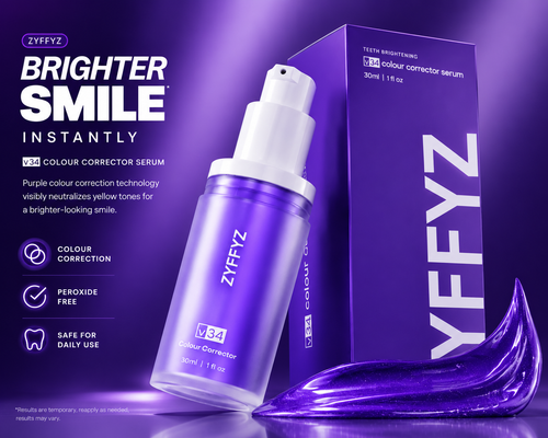 Tooth Stain Concealer, Temporary Brightening Booster, Purple Toothpaste, Colour Correcting