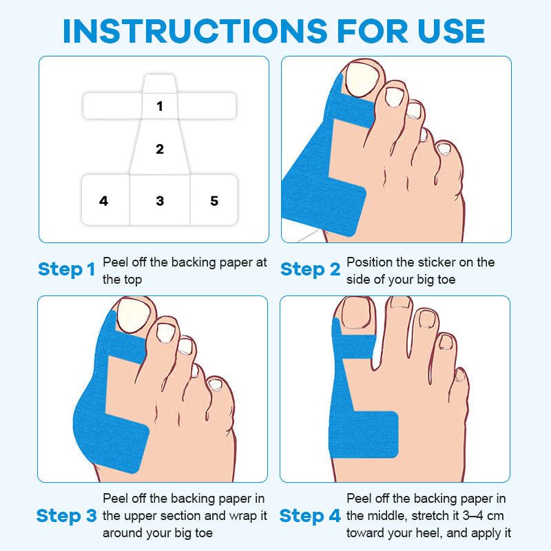 Pre-cut Bunion Corrector Kinesiology Tape