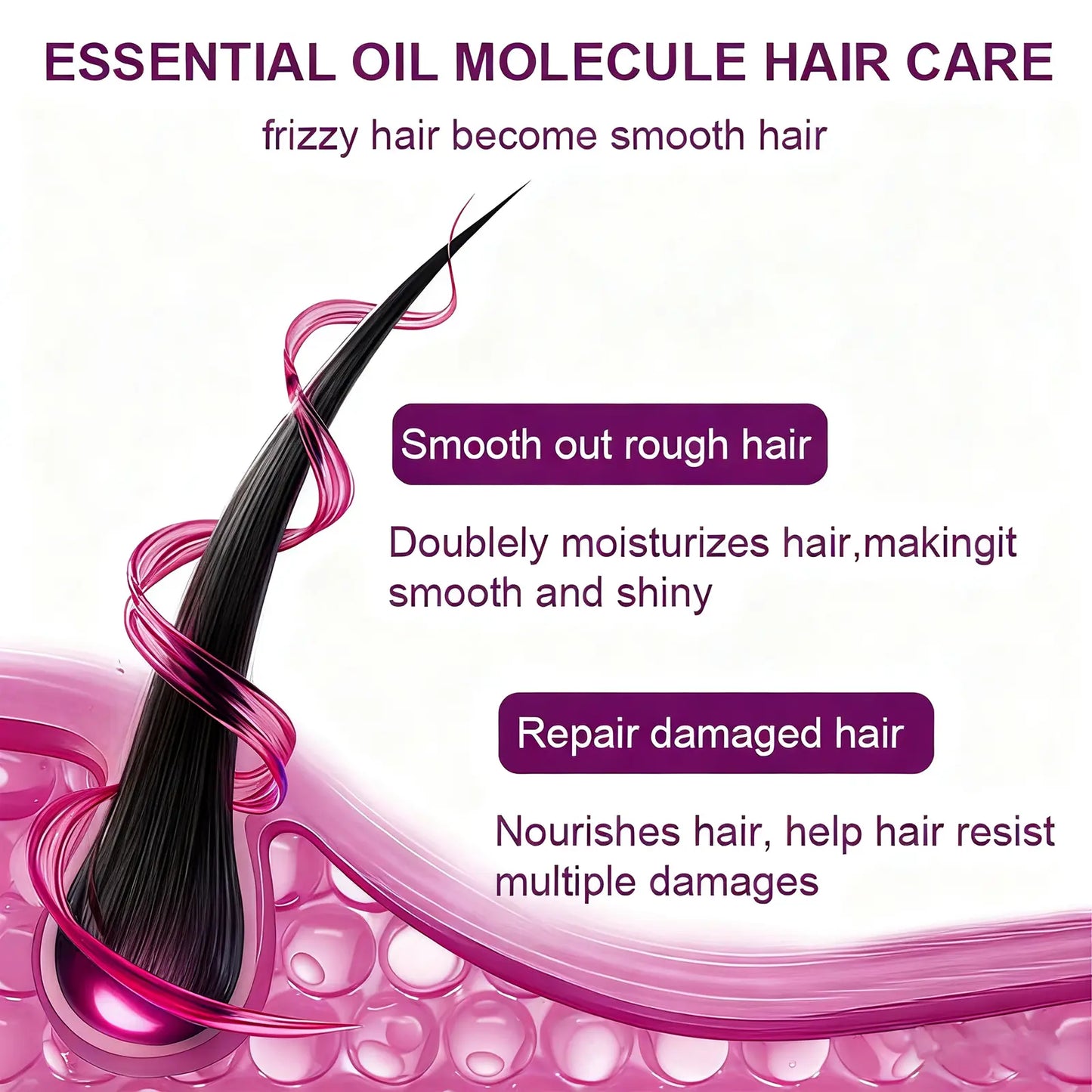 Zyffyz Hair Vitamin Serum Capsules ,  Frizz-Free Hair