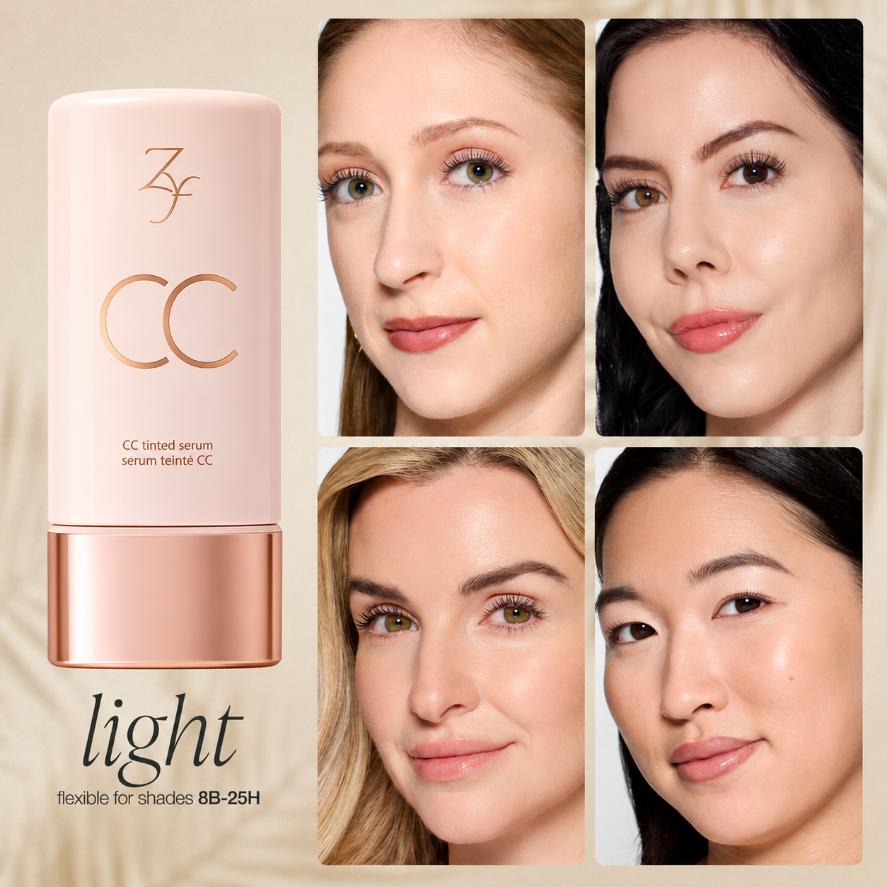 CC tinted serum +SPF 30 summer glow duo