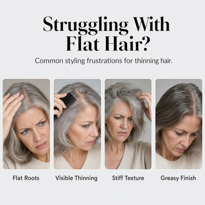⏳🔥LIMITED-TIME 73% OFF! ⏰Peach-Scented Volumizing & Setting Spray – Lightweight, Bouncy Hair & Long-Lasting Hold